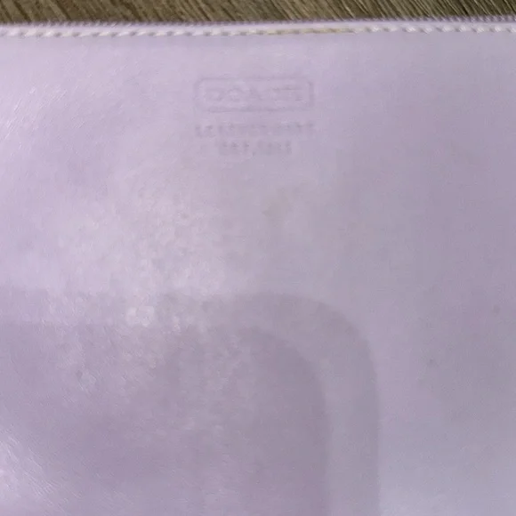 Coach Leather Pouch wristlet wallet - Picture 2 of 5